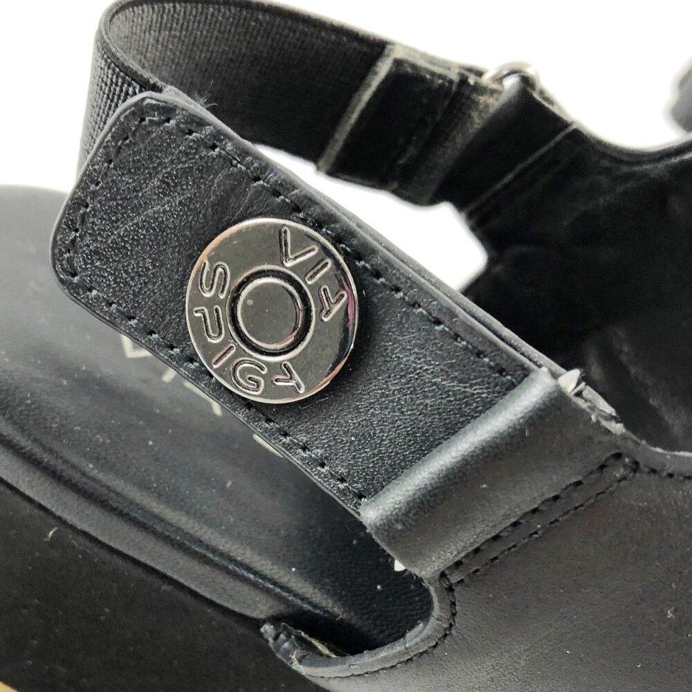 VIA SPIGA Neza Platform Leather Sporty Strappy Sandals 6.5 US/36.5 EU - Picture 6 of 12